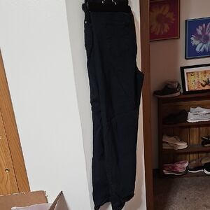 Just My Size Black Straight Leg Jeans. Plus Size 24w